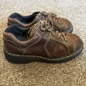 Dr. Martens 80s Vintage 9351 Brown Leather Platform Shoes
